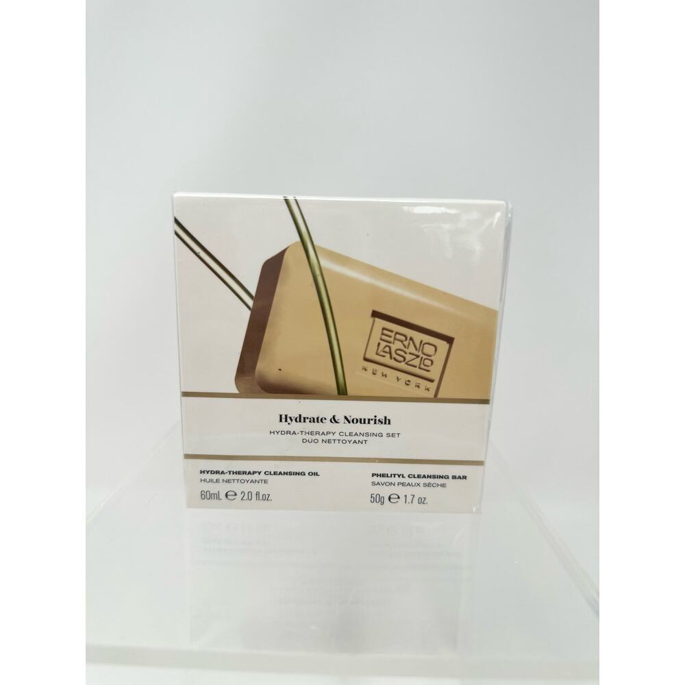 New in box! Erno Laszlo Hydrate and Nourish Hydra Therapy Cleansing Set
